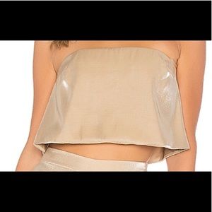 Lover and friends strapless top